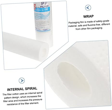 6pcs Whole House Water Filter Replacement Easy Installation Compatible Standard Ro Systems Efficient Filtration for Hard and Lightweight Design - Image 6