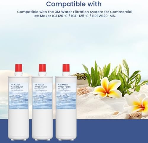 HF20-S HF20-MS HF25-S Water Filter Replacement Compatible with 3M High Flow Series Cartridge HF20-S, 5615103/HF20-MS, 5615109/HF25-S,5615203, Water Filtration System 3 Pack - Image 5