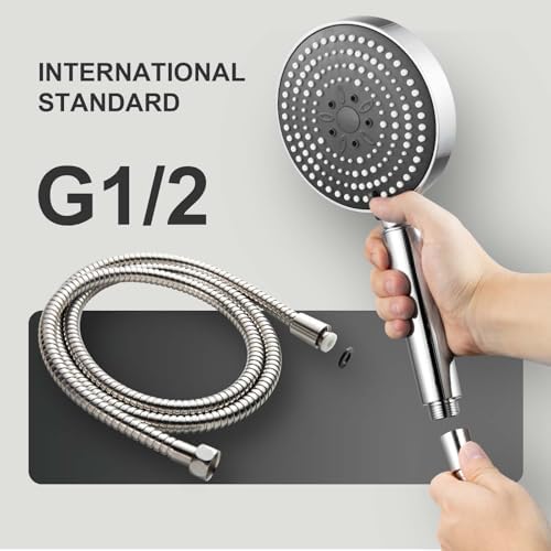 OFFO Filtered Shower Head with Handheld, 20 Stage Shower Head with Filters for Hard Water with 60" Stainless Steel Hose & Holder, 6 Modes High Pressure Shower Head to Remove Chlorine, Chrome - Image 6