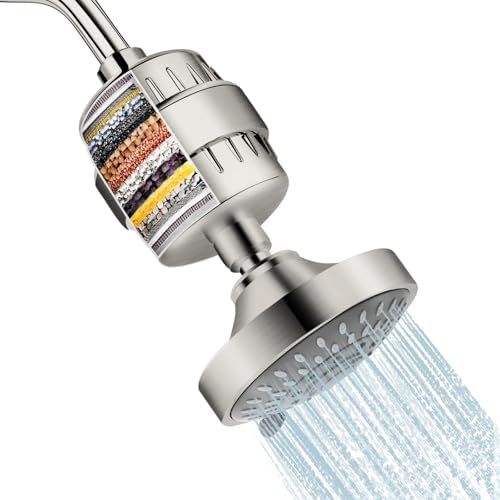 FEELSO Shower Head with Shower Filter, Filtered Shower Head for Hard Water by FEELSO