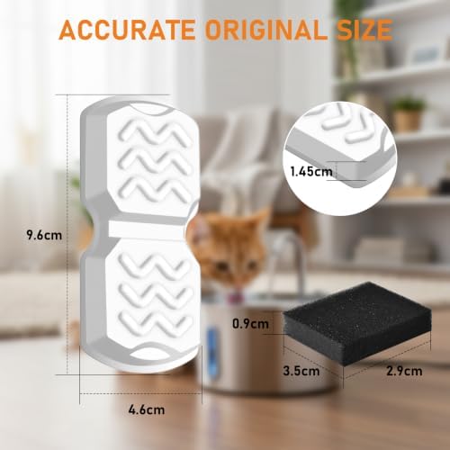 16Pcs Cat Water Fountain Filters Replacement - Image 6