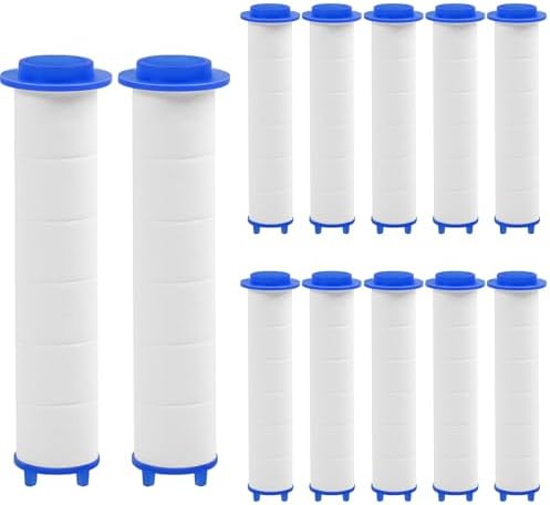 12 PCS Shower Filter Replacement 3.74x0.94 Inch by Unknown
