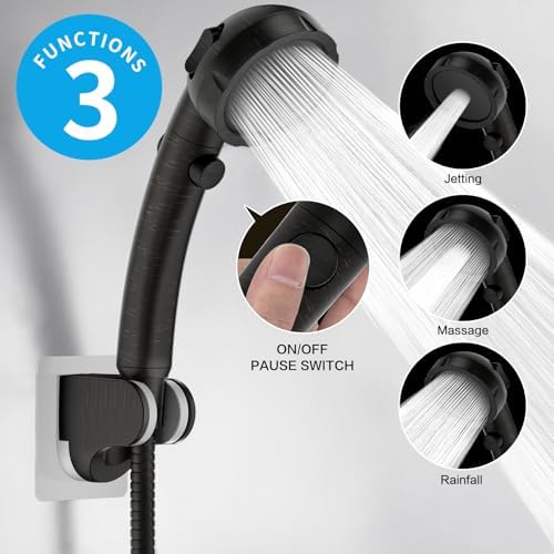 KAIYING RV & Camper High Pressure Handheld Shower Head with Pause Button - Image 2