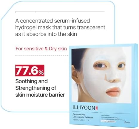 Illiyoon Ceramide Ato Cream 6.76 Fl Oz with Ceramide Ato Gel Mask - Image 7