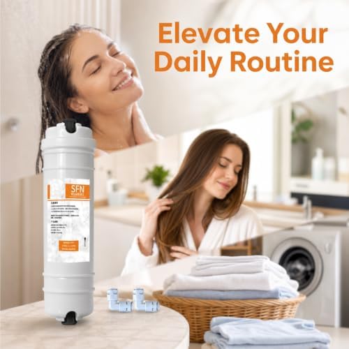2-pack, Water Softener Filter Cartridges, 10-inch With 1/4-inch Quick Connector And Adapter, Cation Exchange Resin, Removes Calcium And Magnesium Ions - Image 6