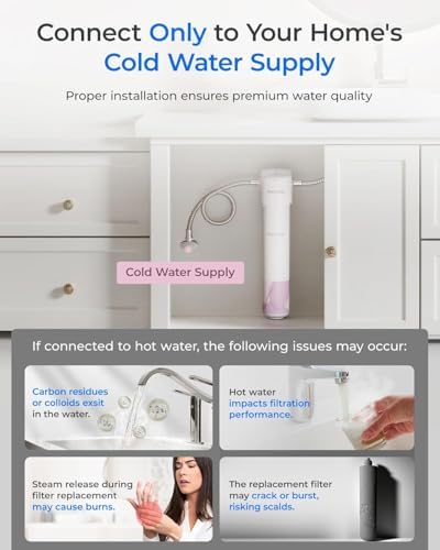 Waterdrop BFU1 Bathroom Sink Filter for Skincare, Strontium-enriched - Image 3