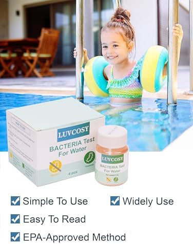 LUVCOSY 4 Bottles Coliform Bacteria Water Test Kit, E coli Water Test Kit, 48 Hours Well Water Test Kit, Easy Home Water Bacteria Test Kit for Drinking Water, Tap, Well, Pool, Pond, Lake - Image 3