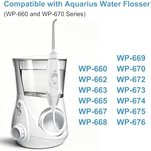 Replacement Hose and Handle Parts for Waterpik Water Flosser WP-660 WP-670 Series Oral Hygiene Accessories Water Hose Plastic Handle Compatible - Image 2
