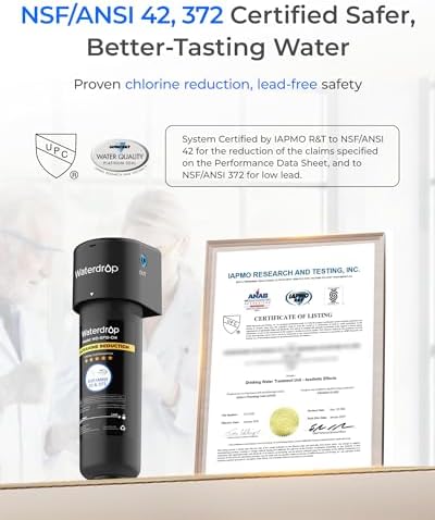 Waterdrop 10UB-CM Under Sink Water Filter System, 99% Chloramine Reduce - Image 5