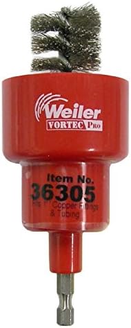 Weiler 36305 Vortec Pro Retail Pack 1" Turbo Tube Brush, Made in the USA (Pack of 3) by WeilerAbrasives