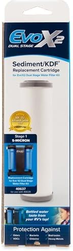 Camco EVO 5-Micron Water Filter Replacement Cartridge - Significantly Reduces Sediment, Taste, Odor and Chlorine - Prolongs Your Carbon Block Filter (40637) - Image 4