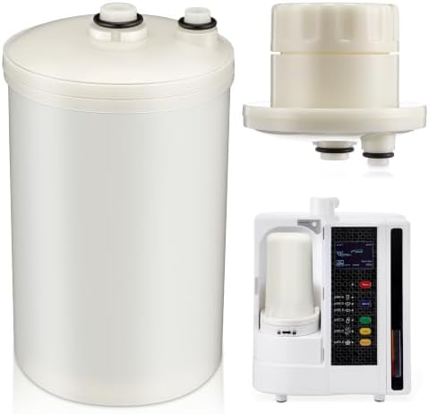 Premium Water Filter Replacement and Cleaning Cartridge Combo, Compatible with HG-N Water Ionizer, Compatible with Enagic Kangen LeveLuk SD501, JrIV, KANGEN 8(Not Original Type Before 2010) by Unknown