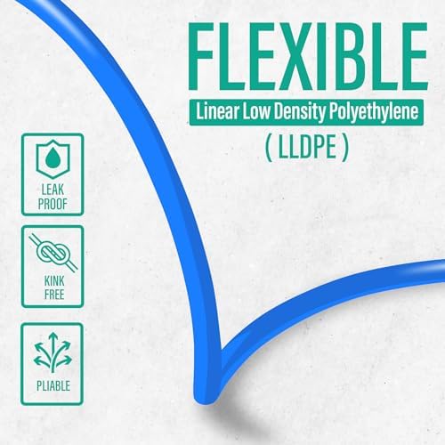 Metpure 1/4" OD LLDPE RO Tubing, 25 ft, Blue - Image 7