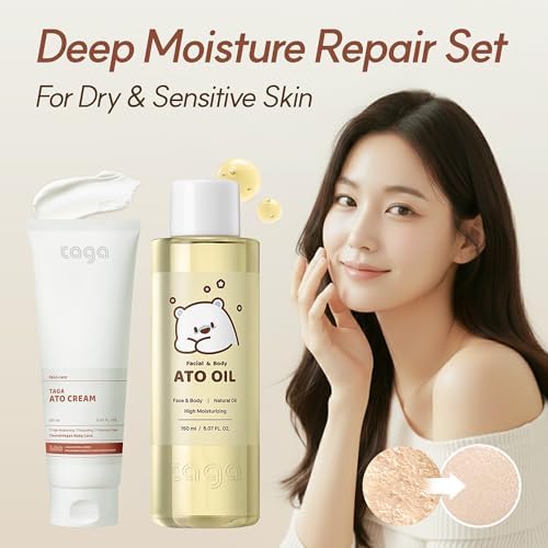 TAGA Deep Moisture Repair Set - Ato Cream With Ato Oil - Image 2