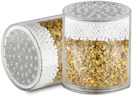 BRIGHT SHOWERS Replacement Shower Filter Cartridge 2 Pack for Hard Water, KDF-55 Calcium Sulfite Filtration, Reduces Chlorine, Heavy Metals and Odors, Helps Improve Skin & Hair by BRIGHTSHOWERS