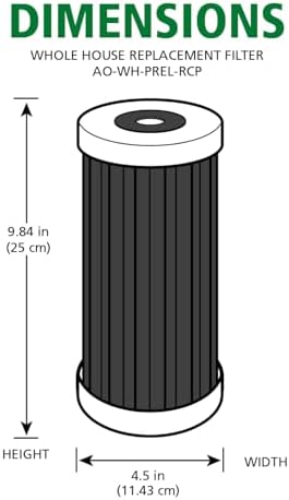 A. O. Smith 2.5"x10" 5-Micron Carbon Wrap Sediment Filter | AO-WH-PRE-RCP2 - Image 5
