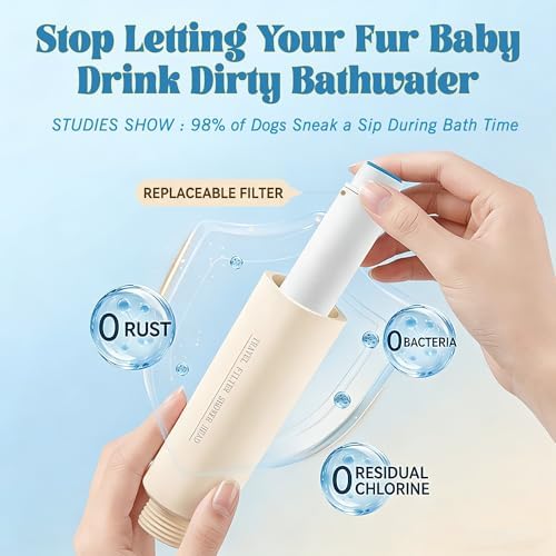 Dog Shower Attachment for Bathtub Faucet - Leak-Proof Pet Washing Hose Attachment with Sprayer, 6.5FT Portable Shower Hose, Dog Bath Hose for Dog Grooming Cat Bathing - Image 5