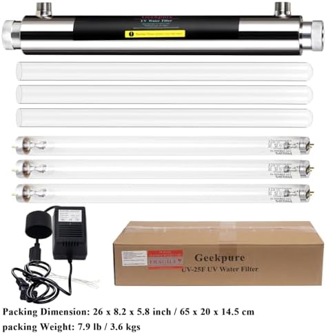 Geekpure Whole House UV 6 GPM Water Filter System-3/4 NPT - Image 6