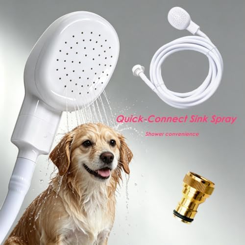 13Ft Quick-Connect Sink Spray Rubber Hose,Sink Hose Attachment for Faucet - Image 5