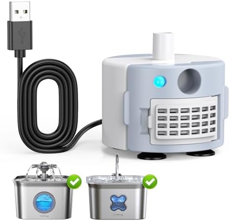 Cat Water Fountain Pump | Ultra-Quiet & Long-Lasting Replacement Pump for Feelneedy FN-W22 by FEELNEEDY