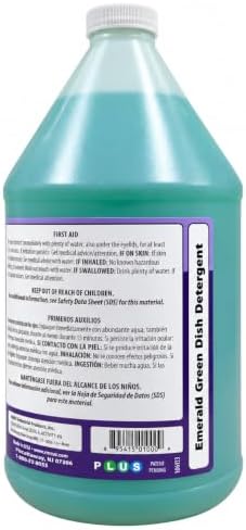 Victoria Bay Emerald Green Concentrated Liquid Dishwashing Soap Detergent, Gallon, 4/Case - Image 3