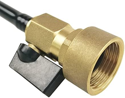 RV Water Heater Tank Rinser Flusher with Copper Handle & Black Flush Wand - Image 5