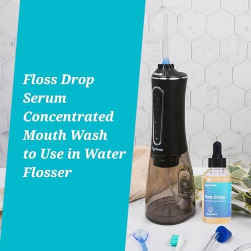 Puur Smile Complete Oral Kit - Dental Care Treatment | Water Flosser + Floss Drop Serum + Replacement Tips - Image 2