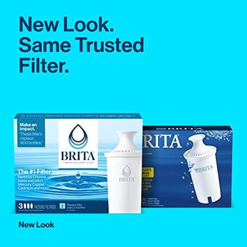 Brita Large Water Filter Pitcher with Standard Filter Replacements - 40 Gallons (2 Months) Filtration Capacity, Removes Chlorine Taste and Odor, Mercury, Copper - Image 5