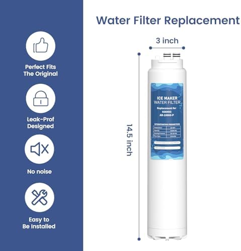 K00493 Arctic Pure Ice Maker Water Filter, Compatible with Manitowoc AR-10000-P Ice Maker Pack of 1 - Image 4