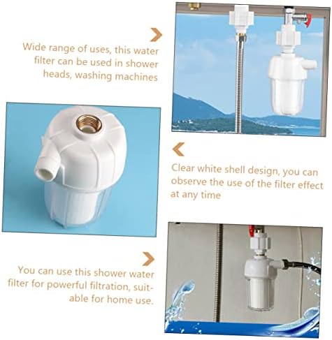 Balacoo Household Washing Machine Water Filter Reduces Sediment and Scale Plastic Prefilter for Cleaner Water for Home Use - Image 2