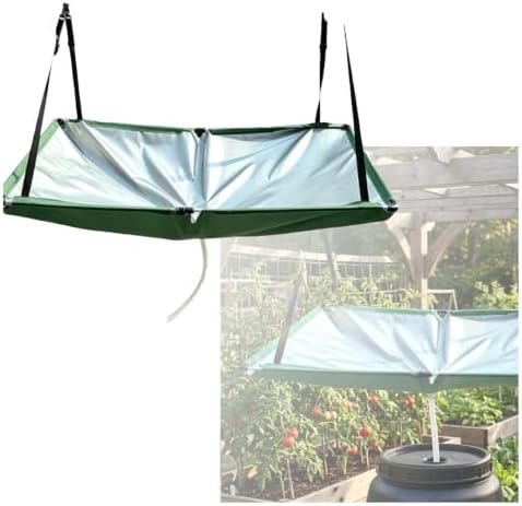 Rain Water Collection System Kit Quick to Install and Easy to Store Rain Water Collection System for Lawn Backyard Garden Balcony Camp,5pc by Unknown