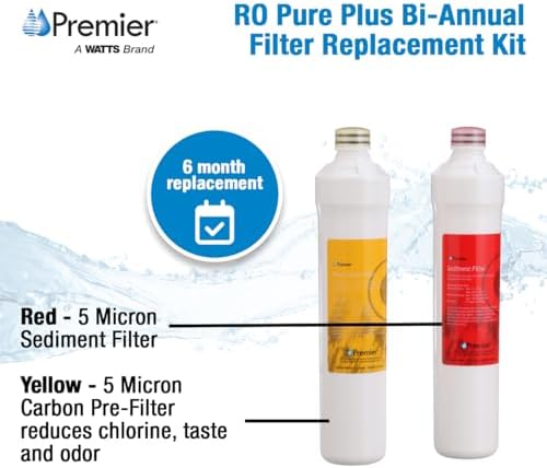 Watts Premier RO Pure Plus Bi-Annual Filter Kit 2-Pack Push Button Design - Image 4