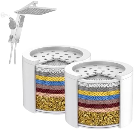 JDO Shower Head Filter Replacement - Only for Model C01013 (2 PACK) by JDO