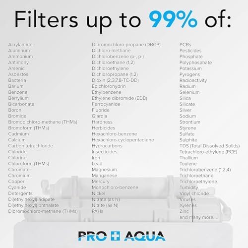 PRO+AQUA Elite 5-Stage Whole House Water Softener and Filter Bundle System for Well Water | Reduces Heavy Metals, Iron, Sulfur, Sediment, Chlorine, and More | Ideal for 3-4 Bathrooms (+ RO System) - Image 6