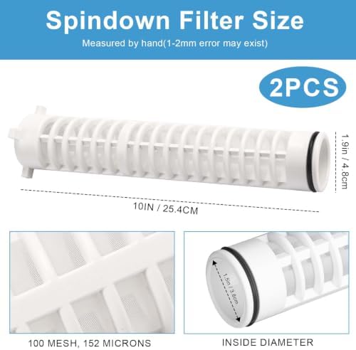 2" 100 Mesh Spin-Down Sand Separator Filter Screen for Rusco Vu-Flow - Image 3