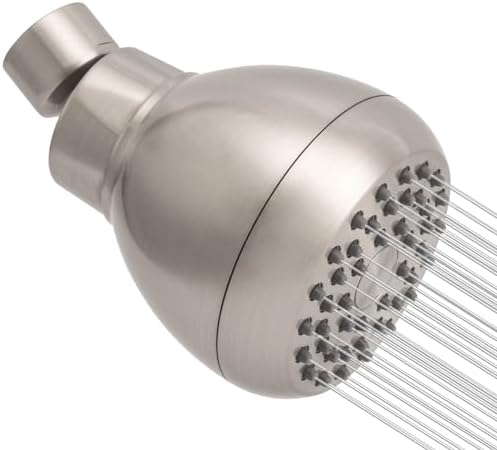 AISOSO Fixed Shower Head High Pressure 3 Inch Showerhead Brushed Nickel by Aisoso