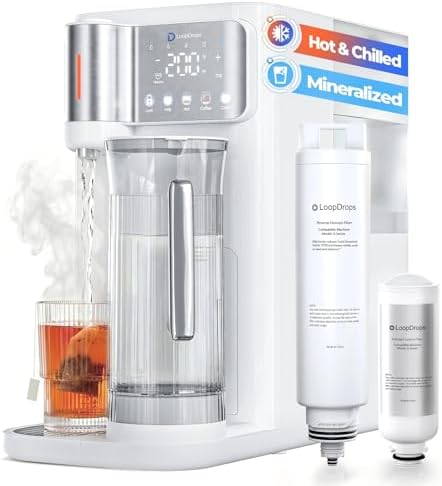 G1Pro Countertop Reverse Osmosis Water Filter System, Hot & Cold by LoopDrops
