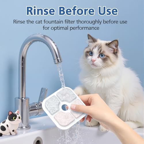 25 Pack Cat Fountain Filter Compatible With Catit PIXI Drinking Fountain - Image 3