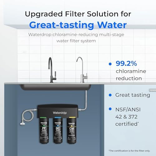 Waterdrop TSB-10-CM Under Sink Water Filter System, Reduce Chloramine - Image 2