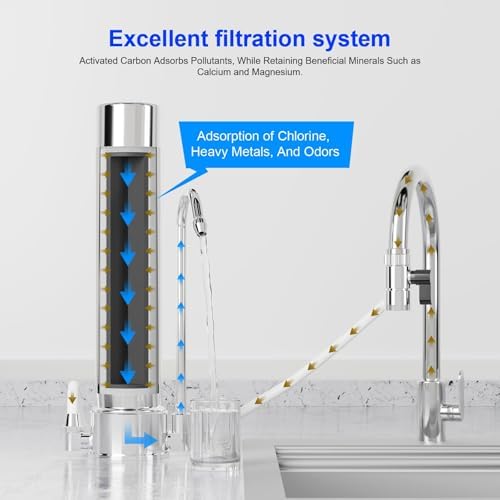 Vortopt Countertop Water Filter, with Kitchen Sink Accessories - Image 4