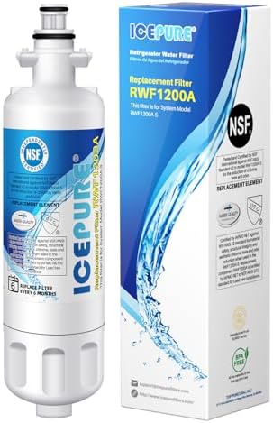 ICEPURE ADQ36006101 9690 Water Filter Replacement for LG LT700P, 1 PACK by ICEPURE