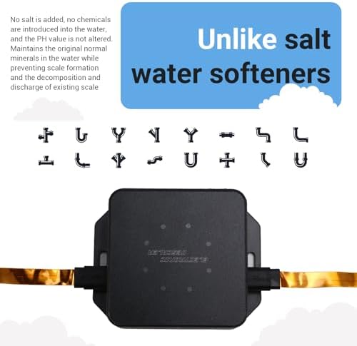 Electronic Water Descaler System Reduces Limescale Rust and Minerals No Chemicals Easy Installation 10w US Plug - Image 3