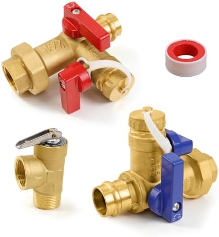 1-Set GUOFIS Tankless Water Heater Service Valve Kit,FIPx Press(TOOL055-1) by GUOFIS