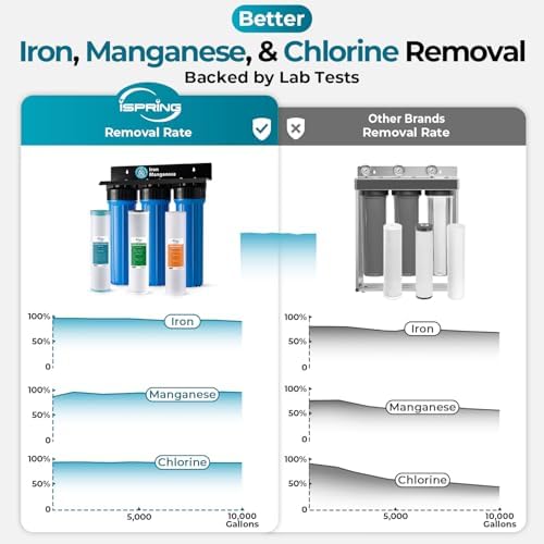 iSpring WGB32BM Iron, Manganese Whole House Water Filter System - Image 2