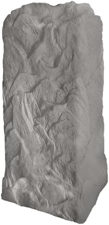 Emsco Group 2236 Natural Granite Appearance Utility Cover – Lightweight – Easy to Install Tall Monolith Landscape Rock, Large by EmscoGroup