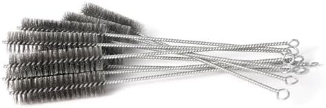 12 Inch Pipe Cleaning Brush Set with Stainless Steel Bristles, Steel Wire Tube Brush Kit for Auto Parts Polishing, Machining, Bottles, Tubes, Etc.（25mm-5pcs） - Image 7