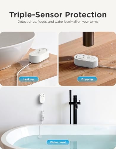 GoveeLife Upgraded Water Leak Detector 1s with 4.92 ft Cable, 1 Pack - Image 3