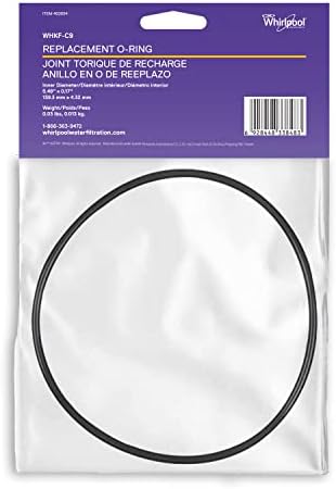 Whirlpool Genuine Parts O Ring WHKF-C9 for Large Household Filtration System, 5.82" in Diameters, Designed to Seal Home Water Filter Housings WHKF-DWHBB-Timer, Pack of 1 - Image 2