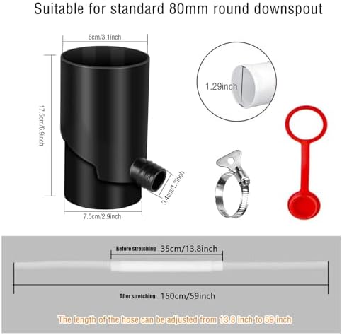 Rain Water Collection Barrel Portable Rainwater Catchment System - Image 2