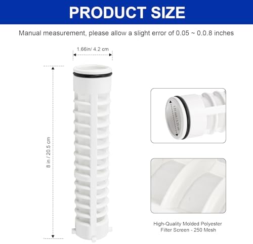 1-1/2" 250 Mesh Spin Down Filter Screen for Rusco & Vu-Flow Filtration - Image 6